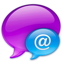 Small @ in Blue icon